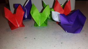 Folded Paper Bunny (or Butterfly) Make & Take